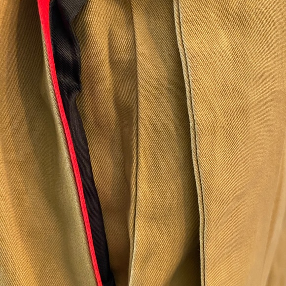 CHOOSY NWT Blackjack Two Tone Black Khaki Tan Trench Vest Dress Collared. Small - Picture 9 of 15